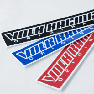 Volk Racing Box Sticker
