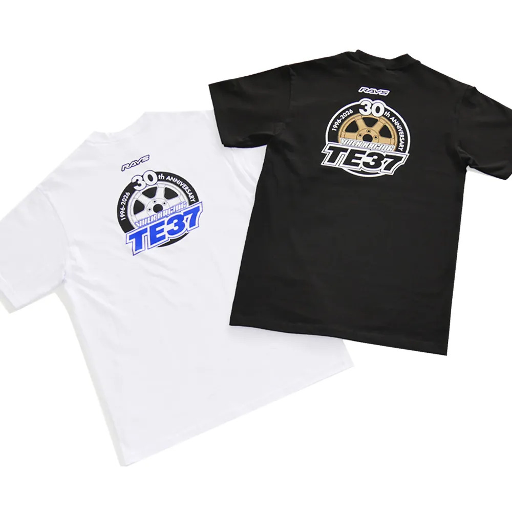 RAYS OFFICIAL VOLK RACING TE37 30TH LOGO T-SHIRT - Image 2